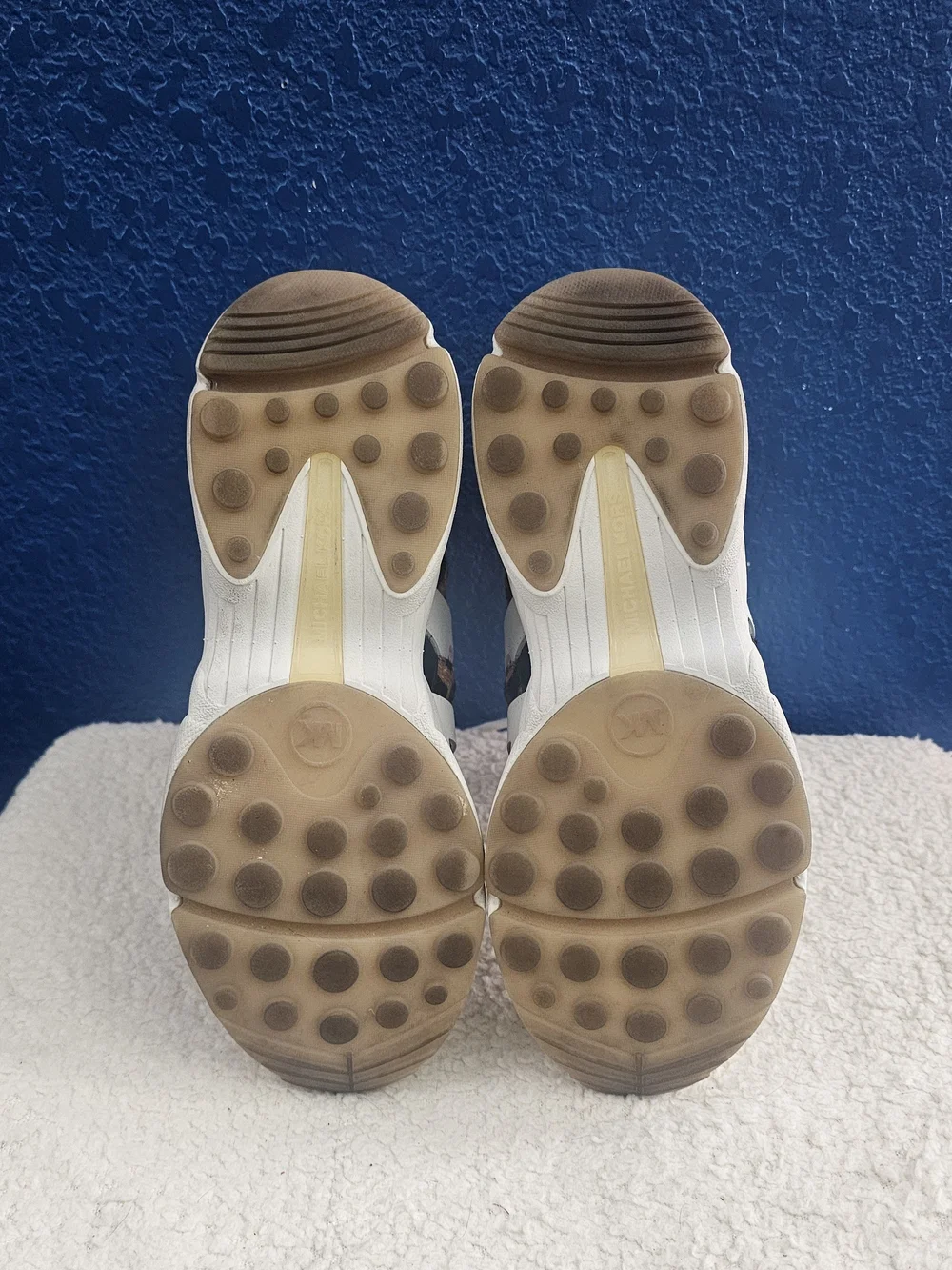 Michael Kors Georgie Leopard Print Chunky Sneakers SZ 8